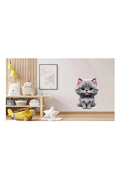 BV Decorative sticker, Cat, Gray, 73 cm, 1220STK