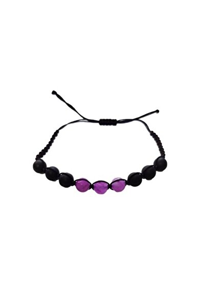 BV Brățară reglabilă cu șnur, violet, A4B125