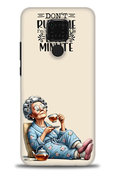 Rulet Aksesuar غطاء متوافق مع هاتف هواوي ميت 30 لايت HD مطبوع - غطاء سيليكون ...