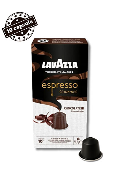 LavAzza 10 capsule de aluminiu cu ciocolată – Compatibile cu Nespresso