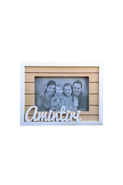 BV Photo frame with white border and text "Memories" 21x16 cm