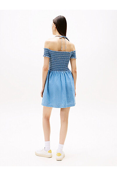 Tommy Hilfiger Women's Tjw Chambray Fit & Flare Dress