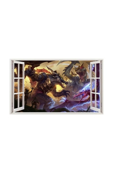 BV Autocolant decorativ cu dinozaur, 85 cm
