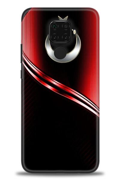 Rulet Aksesuar غطاء متوافق مع هاتف هواوي ميت 30 لايت HD مطبوع - غطاء سيليكون ...