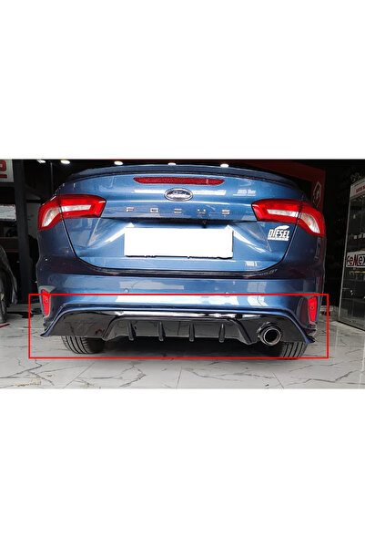 Genel Markalar Ford Focus 4 Sedan Arka Ek Difüzör Siyah Plastik 2019 2020 201...