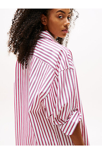 Tommy Hilfiger Women's Tjw Oversize Mini Shirt Dress