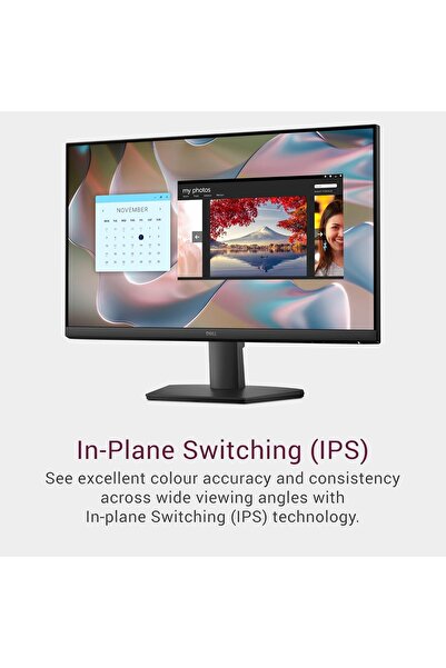 Dell 24 Monitor - SE2425HM - 23.8-inch Full HD 100Hz IPS, ComfortView Plus - Black