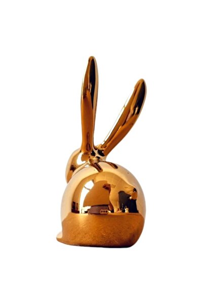 BV Decorative figurine - Bunny, Gold, 8 cm