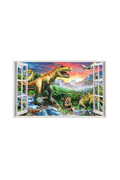 BV Autocolant decorativ cu dinozauri, 85 cm, 4352ST