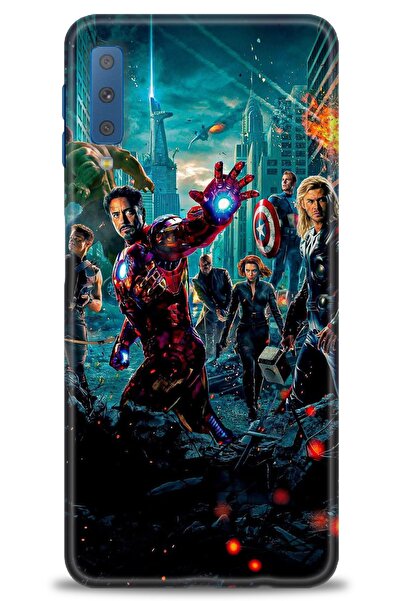 kılıfevreni غطاء متوافق مع هاتف سامسونج جالاكسي A7 2018 A+ Plus غطاء HD مطبوع...