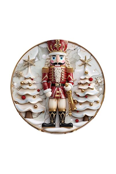 OEM Autocolant decorativ de Crăciun, Soldaț, Roșu