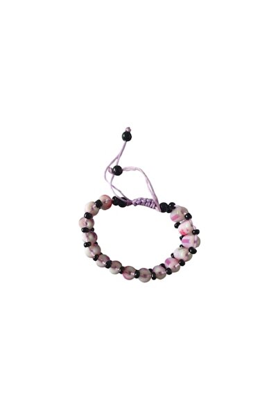 BV Beaded Bracelet, Pink, BR105