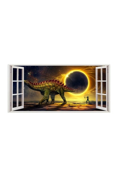 BV Autocolant decorativ cu dinozauri, 85 x 55 cm, 4438ST