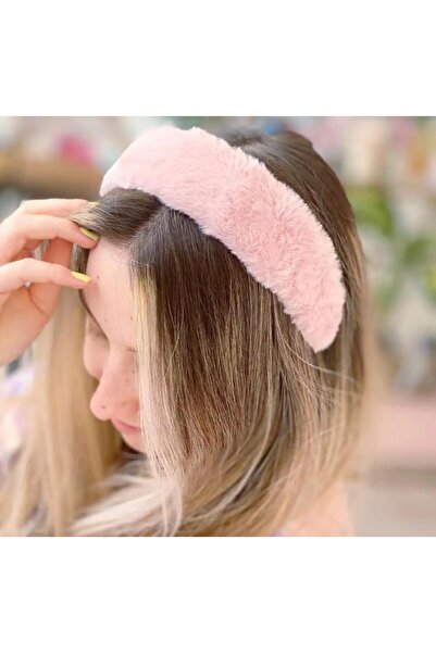 AresTokaAksesuar YUMUŞACIK KALIN 4 CM PELUŞ KADIN TAÇ