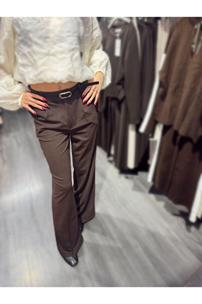 Haticepalas Brown Palazzo Trousers