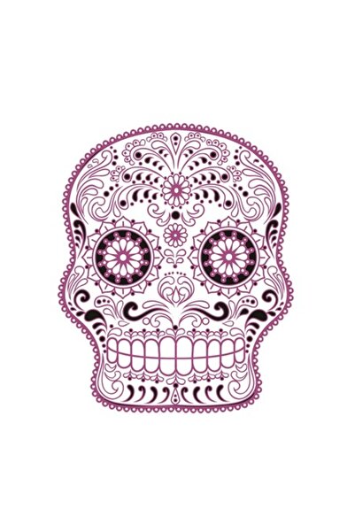 BV Autocolant decorativ, Craniu, 78 cm - 216STK-8