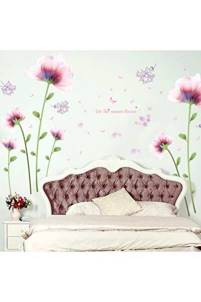 BV Autocolant decorativ - Ca o floare de vară 148 cm