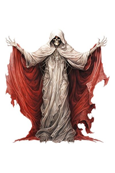 BV Autocolant decorativ, Horror, Roșu, 66 cm