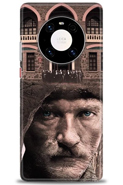 Rulet Aksesuar غطاء متوافق مع هاتف هواوي ميت 40 برو HD مطبوع - غطاء سيليكون ب...