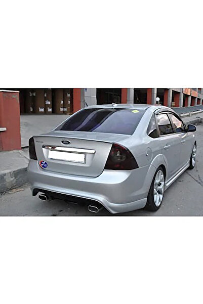AkmTuning Ford Focus 2.5 Sedan Arka Ek Difüzör Siyah Plastik 2008 2009 2010 2011 Arka-difizör-bodykit-ek