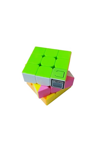 BV Magic Cube 3x3x3 with Timer, Stickerless, 327CUB
