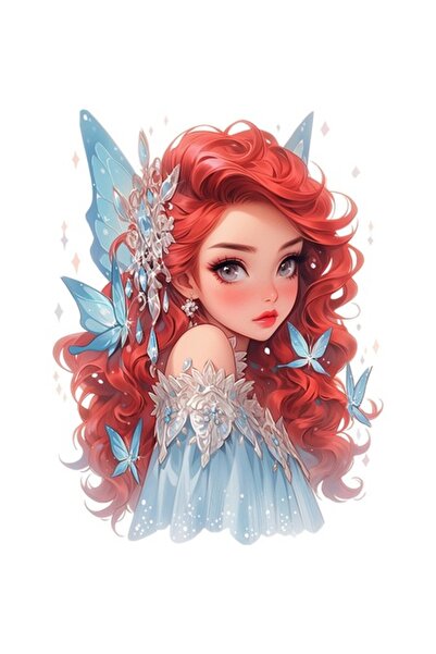 BV Autocolant decorativ, Prințesă, 78 cm