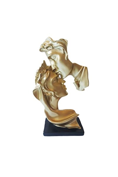 BV Decorative statuette - Lovers, Gold, 25 cm