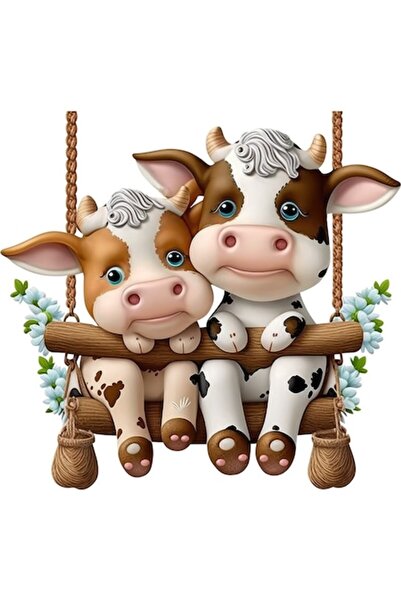 BV Sticker decorativ, Vacute, Maro, 63 cm, 1267STK