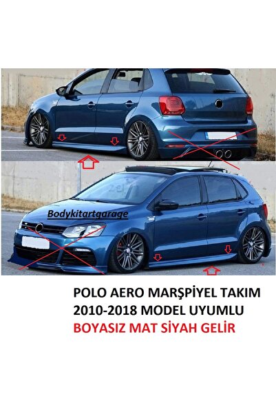 Bodykitartgarage POLO AERO MARŞPİYEL TAKIM(BOYASIZ)FİBERGLASS