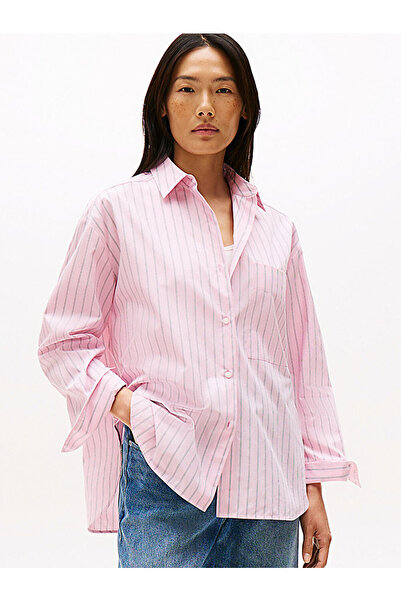 Tommy Hilfiger Women's Essential Poplin New Easy Shirt