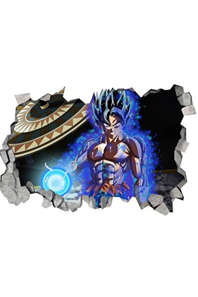 BV Autocolant decorativ 3D Dragon Ball „gaură în perete”, 85 cm