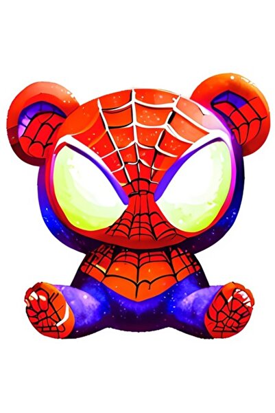 BV Decorative sticker, Teddy bear, Red, 61 cm