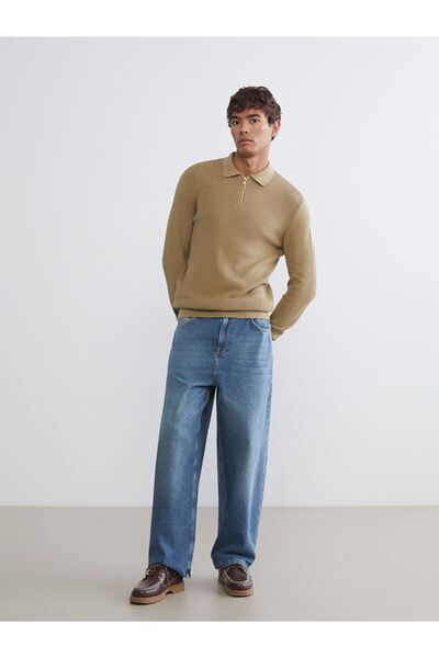 LC Waikiki Xside Polo Collar Men's Knitwear Sweater