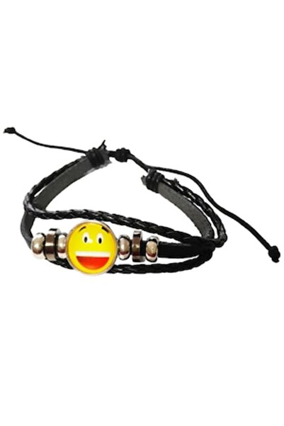 BV -leather Bracelet, Emoticon