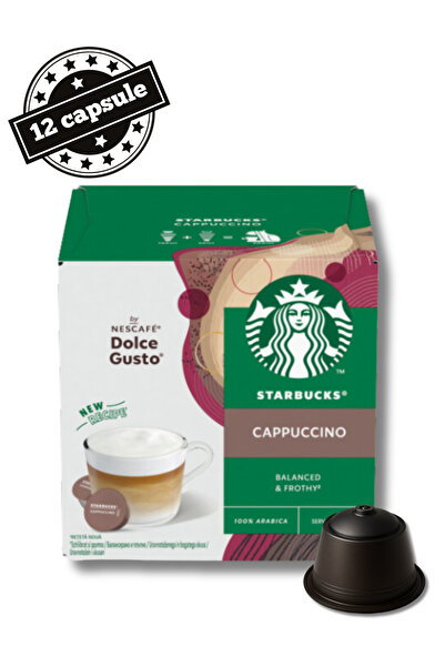 Starbucks 12 (6+6) capsule Cappuccino – Compatibile cu Dolce Gusto
