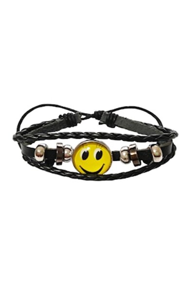 BV Brățară din piele ecologică, Emoticon, 121BJ