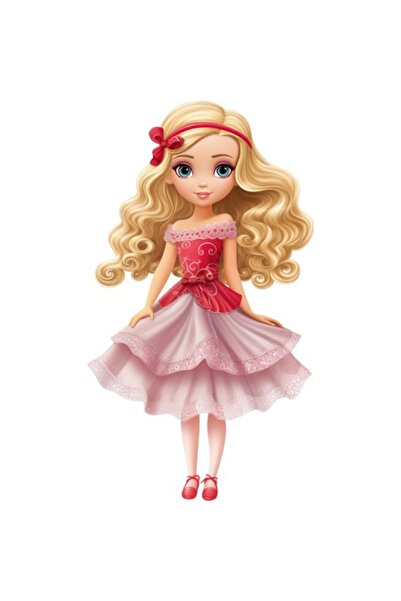 BV Autocolant decorativ - Prințesă, Roșu