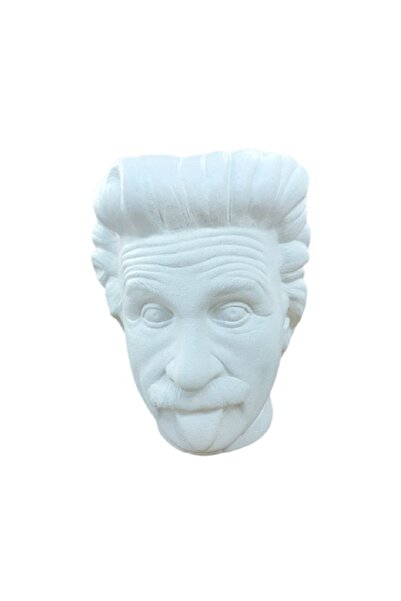 BV Vază decorativă, Bust masculin, Alb, 17 cm