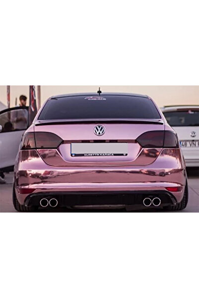 AkmTuning Vw Jetta Mk6 R Difüzör Parlak Siyah Plastik 2014 2015 2016 2017 2018 Arka-difizör-bodykit-ek-karlık