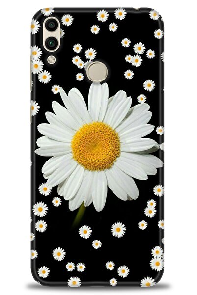 Rulet Aksesuar غطاء متوافق مع هاتف Huawei Honor 8C HD مطبوع - غطاء سيليكون مص...