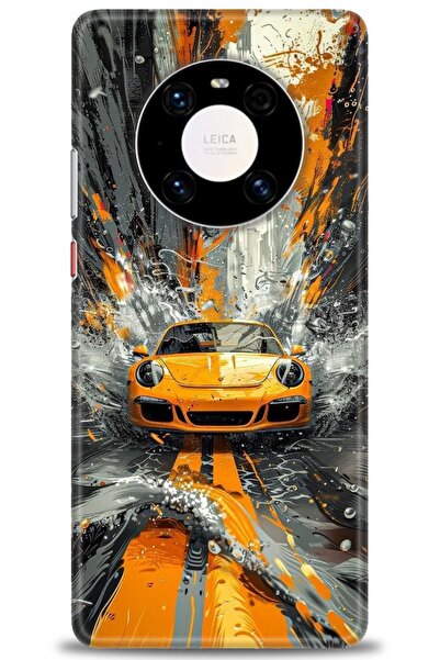 Rulet Aksesuar غطاء متوافق مع هاتف هواوي ميت 40 برو HD مطبوع - غطاء سيليكون م...