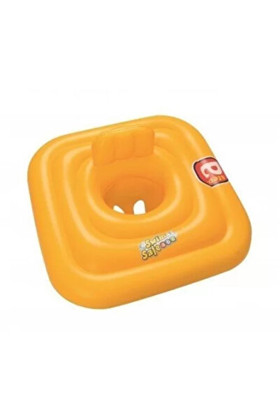 JollyMag Nafukovací plavák pre bábätká, Bestway 32050, 76 x 76 cm, žltý