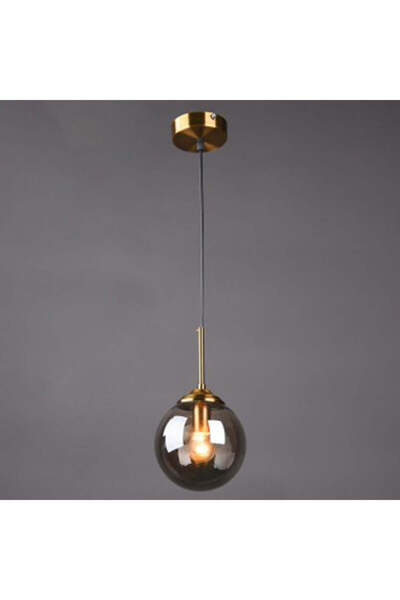 Cristalin Aydınlatma Modern Tekli 15 cm Avize Füme