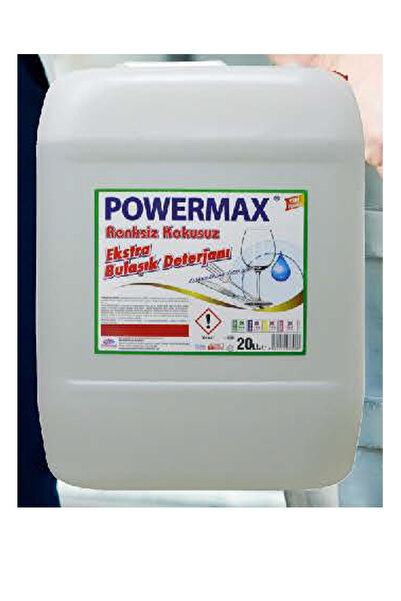 powermax Renksiz Kokusuz Elde Bulaşık Deterjanı 20 Litre - PWRMX046