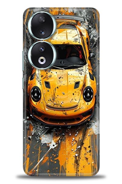 Rulet Aksesuar غطاء متوافق مع هاتف هواوي هونر مطبوع HD - غطاء سيليكون مصمم - 104