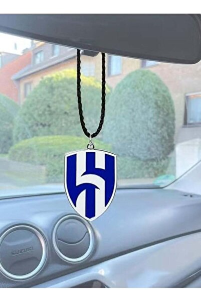 Generic قلادة معدنية للسيارة، ديكور مرآة الرؤية الخلفية، قلادة معلقة لطيفة، إكسسوارات السيارة