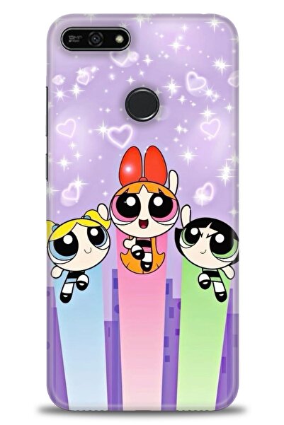 Rulet Aksesuar غطاء متوافق مع هاتف هواوي هونر 7A HD مطبوع - غطاء سيليكون بتصم...