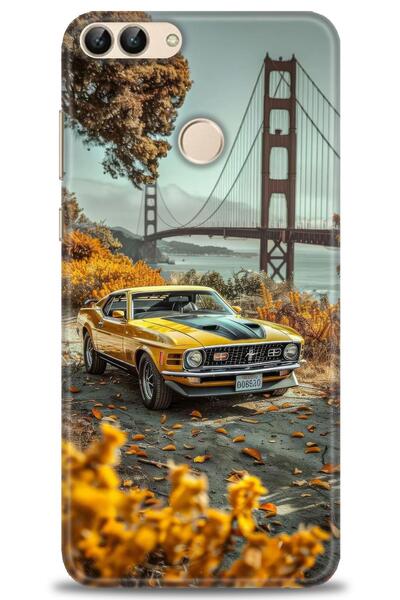 Rulet Aksesuar غطاء متوافق مع هاتف هواوي بي سمارت HD مطبوع - غطاء سيليكون مصم...