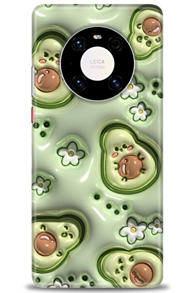 Rulet Aksesuar غطاء متوافق مع هاتف هواوي ميت 40 برو HD مطبوع - غطاء سيليكون م...