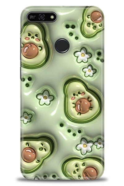 Rulet Aksesuar غطاء متوافق مع هاتف هواوي هونر 7A HD مطبوع - غطاء سيليكون مصمم...